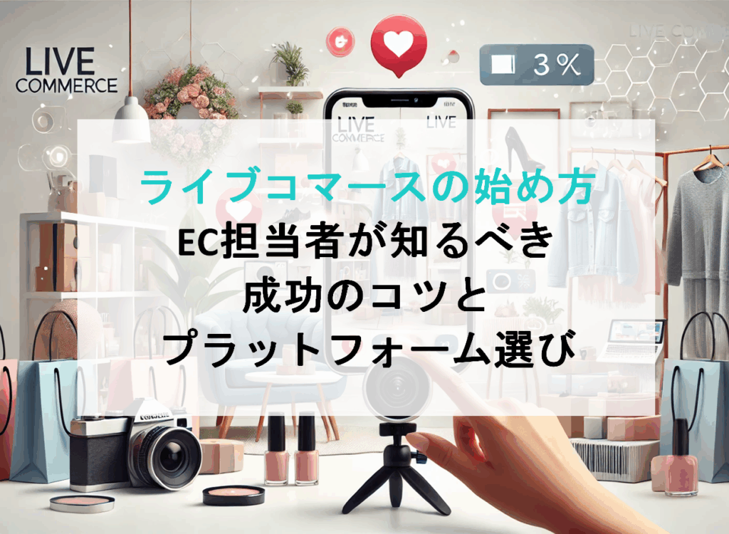 ライブコマースの始め方｜EC担当者が知るべき成功のコツとプラットフォーム選び